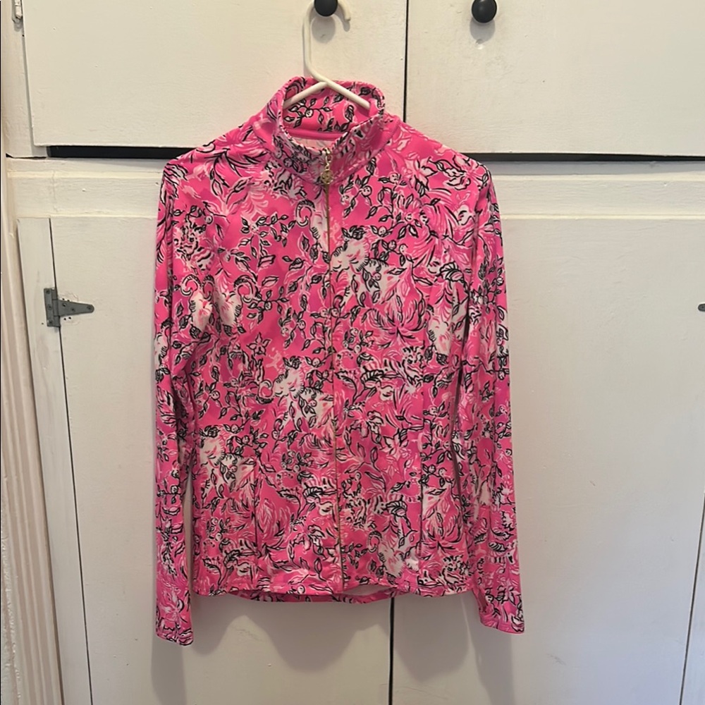 Lilly Pulitzer Luxletic Pink and Blue Top